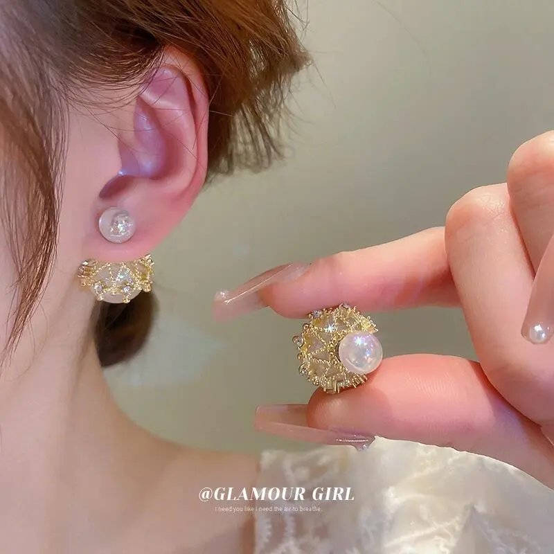 Hoa tai sang trọng Nàng Tiên Cá, Zircon ngọc trai, 2024