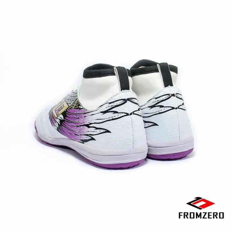 Fromzero - Sepatu Futsal Starkia Garfly White Violet  IN Original 4
