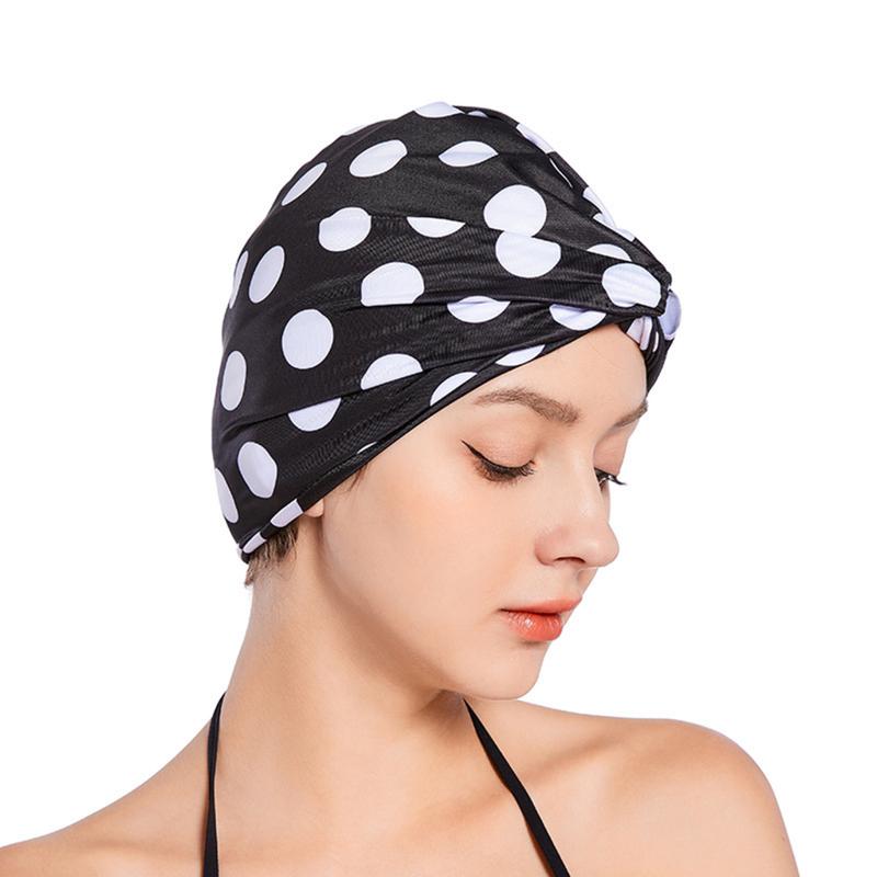 roewilng- Women Swim Hat High Elastic Anti-fading Swim Hat Women Swim Ears Protection Hat Bathing Hat for Summer High Elastic 0