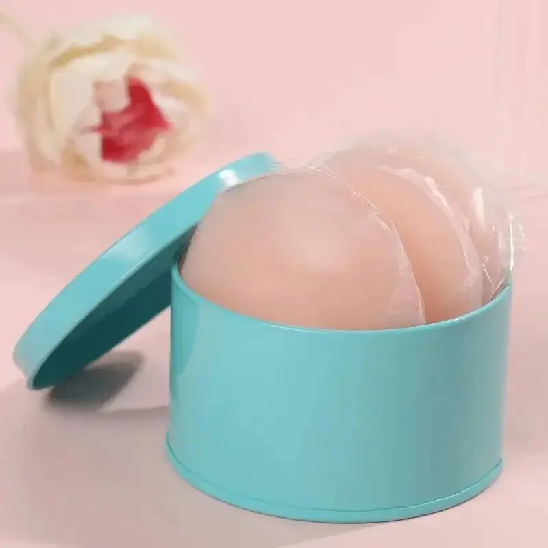 12 buah / Kotak Silicone Backless Bra / Wings Bra / Wing Bra / Nu Bra / Invisible Bra / Nipple Silicone Pad Bra Tempel Import Premium Bh 3