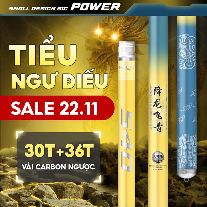 Cần câu đài Tiểu Ngư Điếu độ cứng 4H phiên bản tổng hợp câu cảm giác CC-35