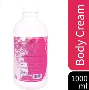 Fameux Whitening Body Cream Bleaching 1000ml Ready Siap kirim Krim Pencerah Toneup Kulit