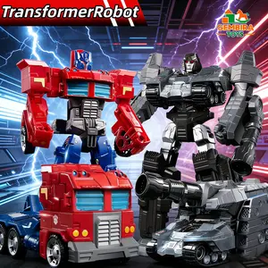 GEMBIRA TOYS Ready Stock COD Robot Mobil Transform Manual Model Optimus Prime Bumblebee | Truk Berubah Bentuk Keren Tahan Lama Mainan Anak