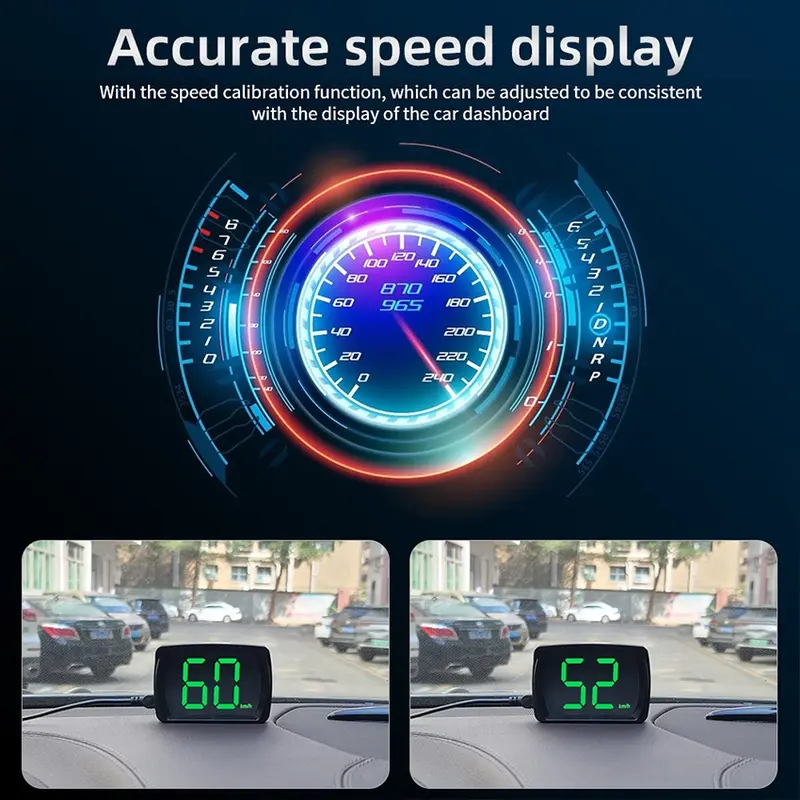 Pengukuran Kecepatan Pemosisian GPS / Smart GPS Speedometer / Speedometer Mobil Digital 6