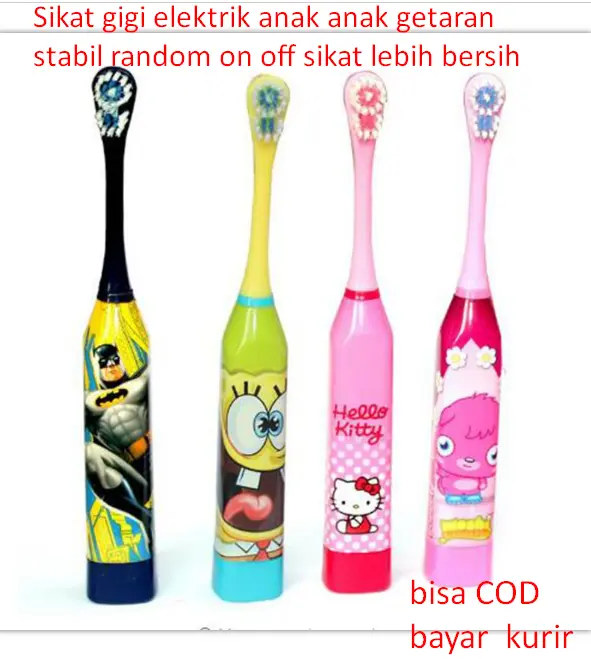 Sikat gigi anak anak getaran stabil random on off sikat lebih bersih 0