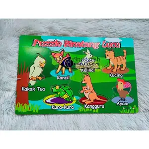 Puzzle Hewan Early Educational