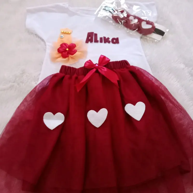 stelan anak perempuan lucu bisa reques warna, bisa reques nama anak di baju, dress anak perempuan baju anak cewe lucu baju anak viral stelan anak cewe lucu stelan anak perempuan lucu Cantik 5