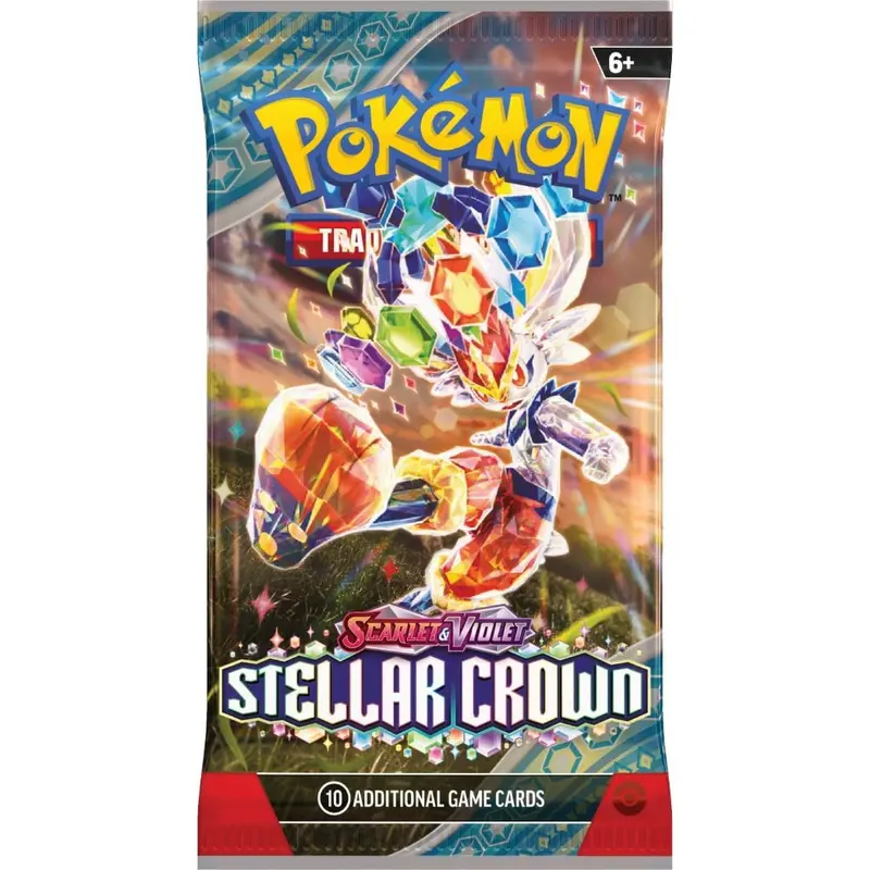 Pokémon TCG: Gói thẻ bài  Scarlet & Violet-Stellar Crown Booster Pack (10 Cards) 2