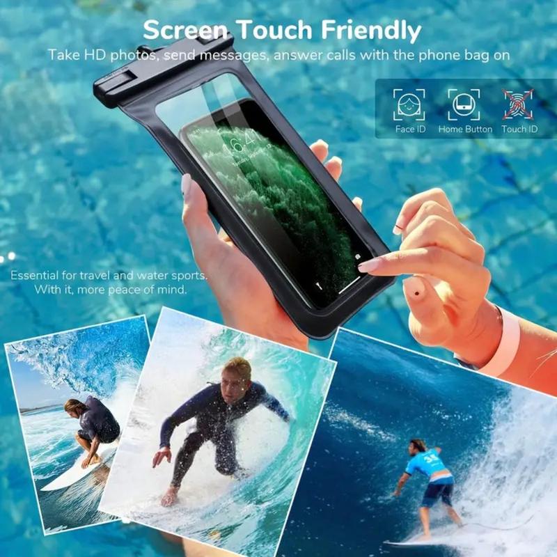 Product Introduction of Universal Waterproof Phone Bag, 2 Counts Waterproof Storage Bag, Dry Bag, Phone Storage Bag for Iphone 14 13 12 11 Pro Max Xs Plus Galaxy 14