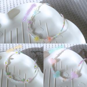 CandyBerry สร้อยคอลูกปัดโบว์มินิมอล รุ่น No.CN-001 สายสลิงพรีเมี่ยม จี้เรซินเคลือบ ความยาว 38 ซม. แต่งแต้มสไตล์แฟชั่น สร้อยคอแต่งด้วยรัก สร้อยคอโบว์ สร้อยมุก สร้อยDIY สร้อยhandmade สร้อยเที่ยวทะเล OOTD