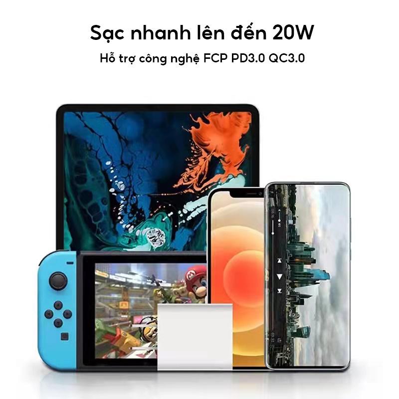 Sạc nhanh PD 20W Không Nóng Máy ,An Toàn Ổn Định bảo hành 12 tháng 4