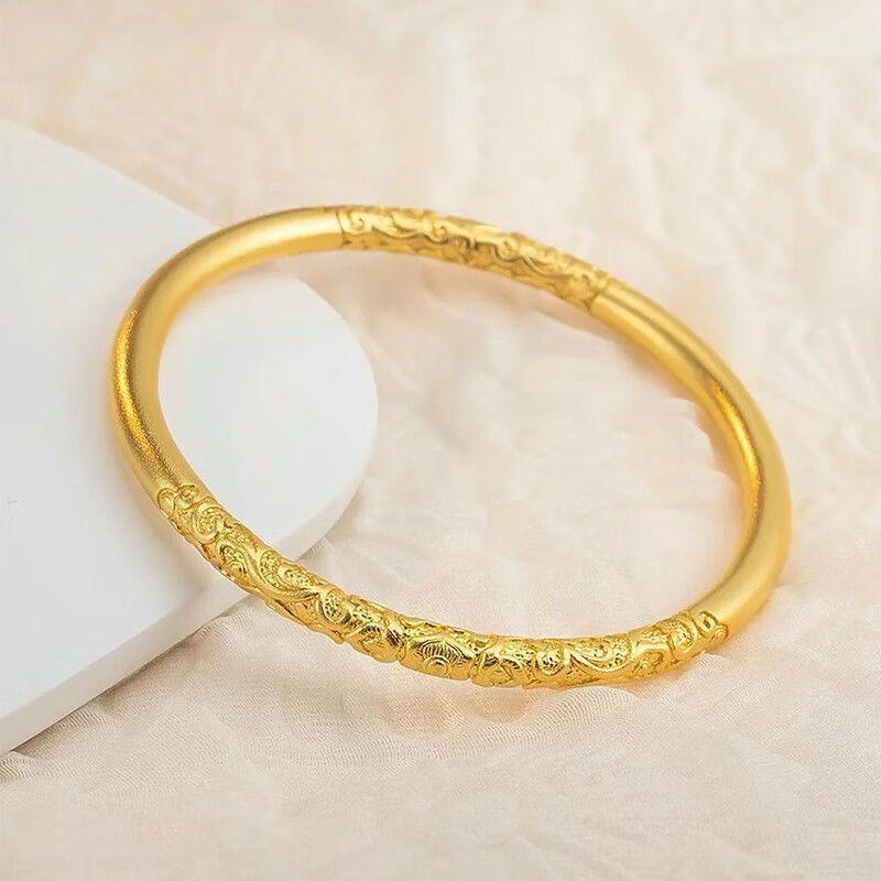 Product Introduction of Vòng Tay Trơn, Thiết Kế Vòng Tròn Cổ Đại Di Truyền Nezha Qiankun, Hoa Banyue Và Họa Tiết Cỏ Màu Tím, Họa Tiết Cỏ Xoăn, Màu Trơn Phong Cách Cung Điện 2