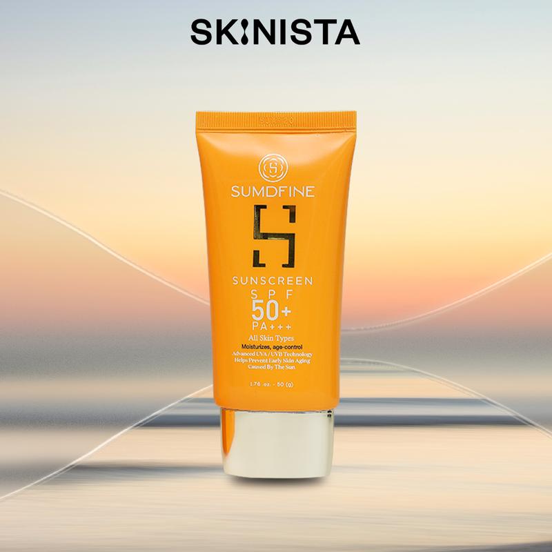  Kem Chống Nắng Sumdfine Chống Nắng Vật Lý Nâng Tone Sunscreen Hàn Quốc SPF 50+ PA+++ 50g 