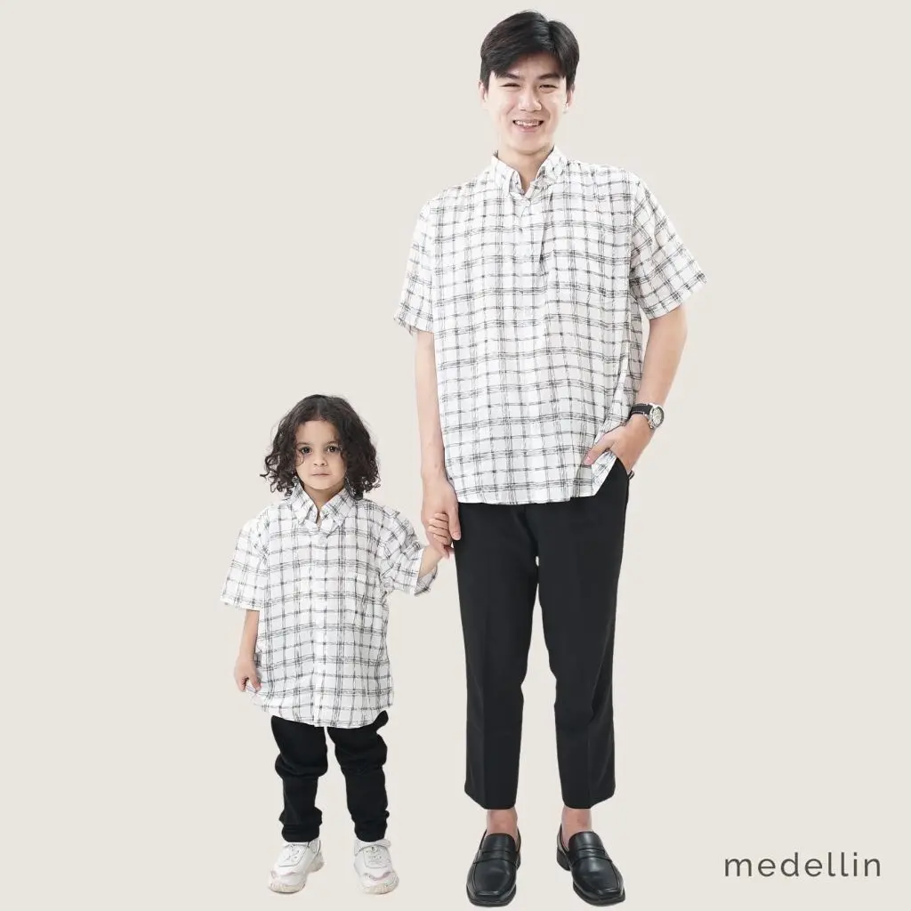 MEDELLIN Kemeja Couple Ayah dan Anak Lengan Pendek 101242
