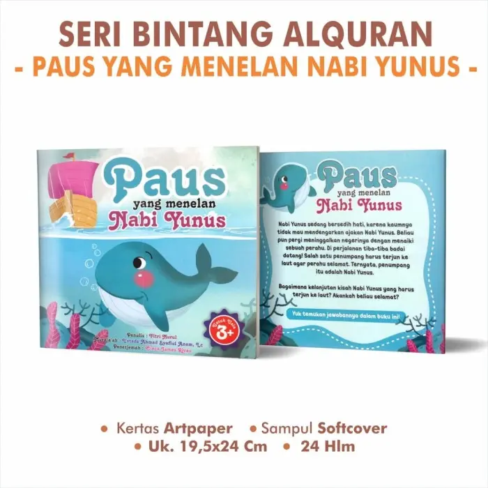 Paket Isi 6 Buku Cerita Anak Muslim Seri Hewan Dalam Al Quran Kertas Glossy Books 5