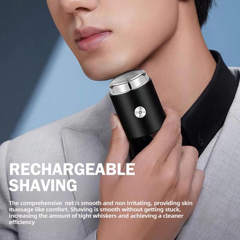 Pocket Razor For Men Mini Cylinder Shaver Portable Electric Shaver ...