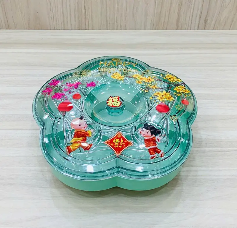 Hộp mứt mai 5 cánh 0020 hộp đựng mứt tết Hằng Sao Sáng 3
