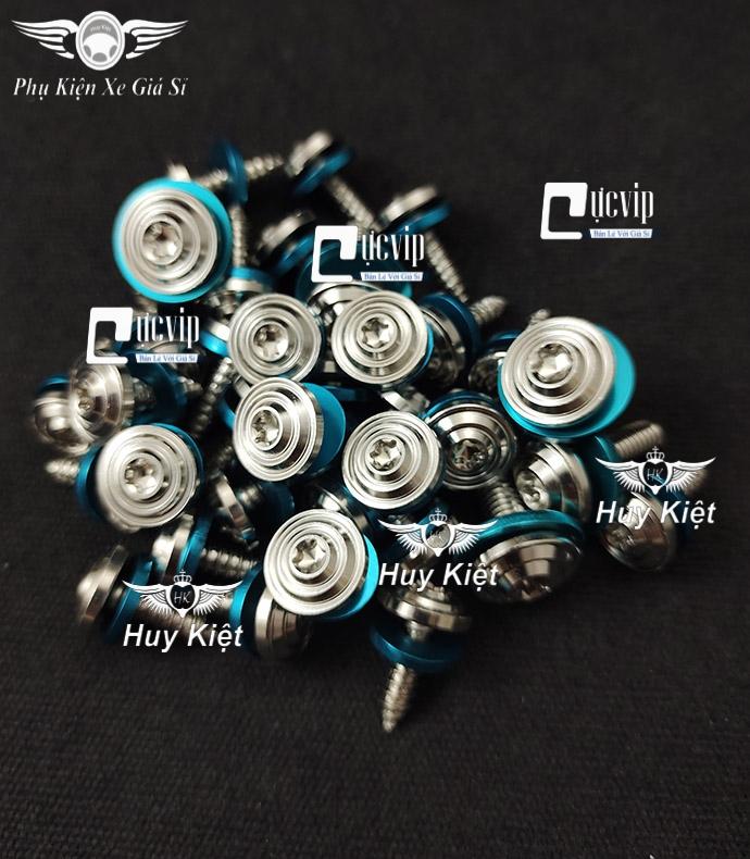 Full Bộ Ốc Dàn Áo Salaya THÁI Inox 304 Tặng Lông Đền XANH LỤC BẢO Gắn Wave, Dream, Sirius, Future, Ex, Win, Vario, AB, Mio M3, Satria, Sonic, Vision MS9999