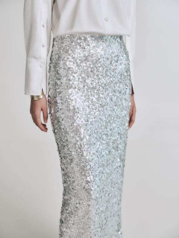 Váy midi đính sequin MONOTALK_MOF23W-B10008TK