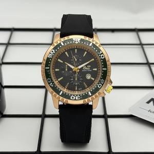 Jam Tangan Lelaki, Gaya Kasual Perniagaan, Reka Bentuk Retro, Kalendar, Tali Silikon, Pergerakan Kuarza, Jualan Panas, Sesuai untuk Perdagangan Luar Negeri, Borong Tersedia Permata Watches