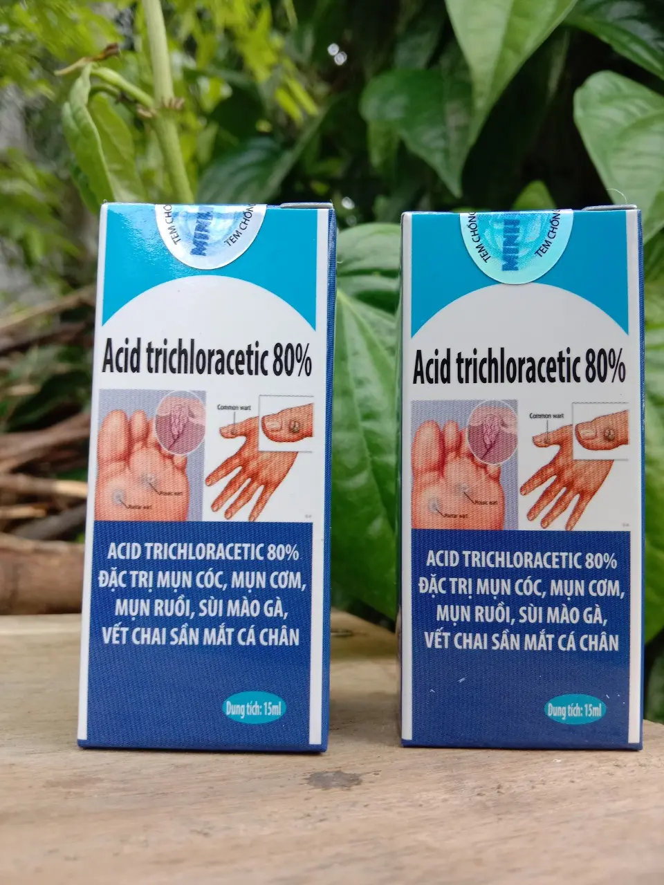 Lọ dung dịch chấm mắt cá chân, mụn cóc, mụn cơm, smg dung tích 15ml.