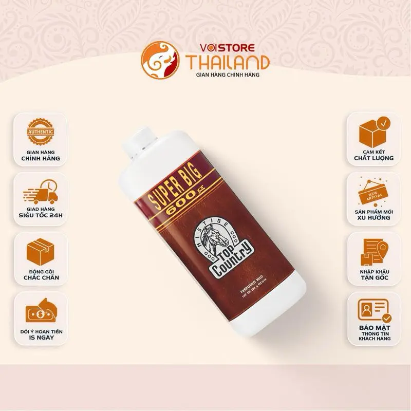 PHẤN CON NGỰA TOP COUNTRY 600G THÁI LAN