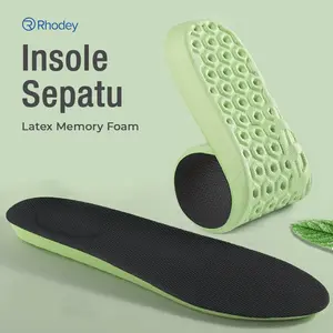 Rhodey Insole Sepatu Alas Kaki Orthopedic Breathable Latex Memory Foam GO-1