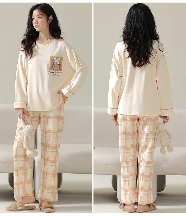 Product Introduction of Bộ Đồ Ngủ Cotton, Cao Cấp, Dành Cho Nữ, Mùa Xuân Và Mùa Thu, Áo Khoác Ngoài Dài Tay, Hàng Mới Về, Thích Hợp Cho Mùa Đông Và Mùa Hè, Đồ Mặc Nhà, Chất Liệu Cotton 13