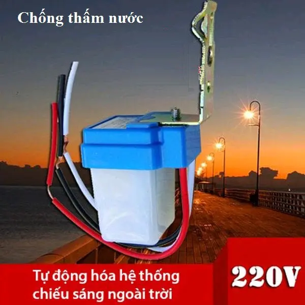 Công tắc cảm biến ánh sáng AS10 220V 10A