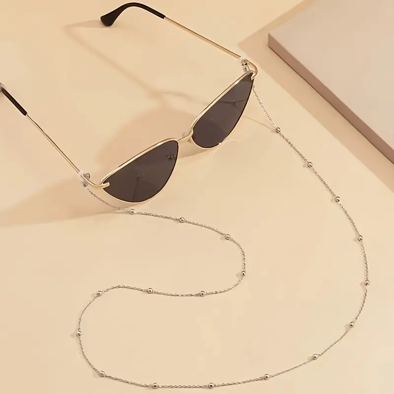 1pc Bohemian Style Metal Beaded Eyeglass Chain - Anti-Slip Holder for Women, Durable Zinc Alloy, Perfect Daily Wear & Decorative Accessories, Everyday Accessory|Bohemian Accessory|Durable Alloy jewelry 6