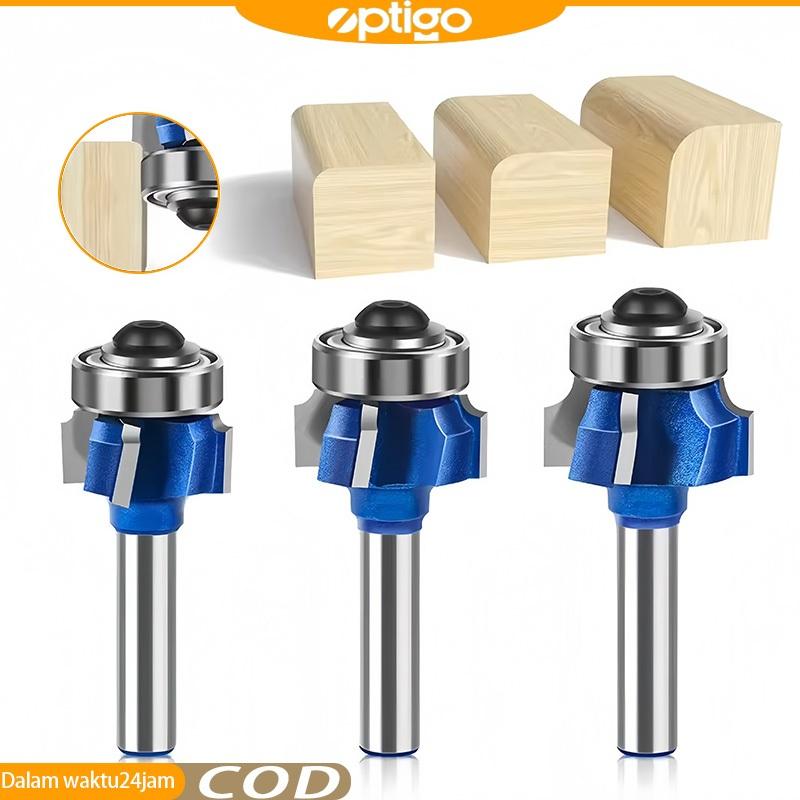 Mata Profil Router Edging Radius HPL R1 R2 R3 Round Over shank 1/4 ...