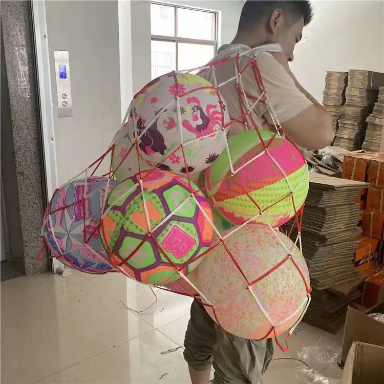 MK Mainan Bola Karet Motif Warna Warni Menyala Lampu LED Mainan Bola Anak Toys 5