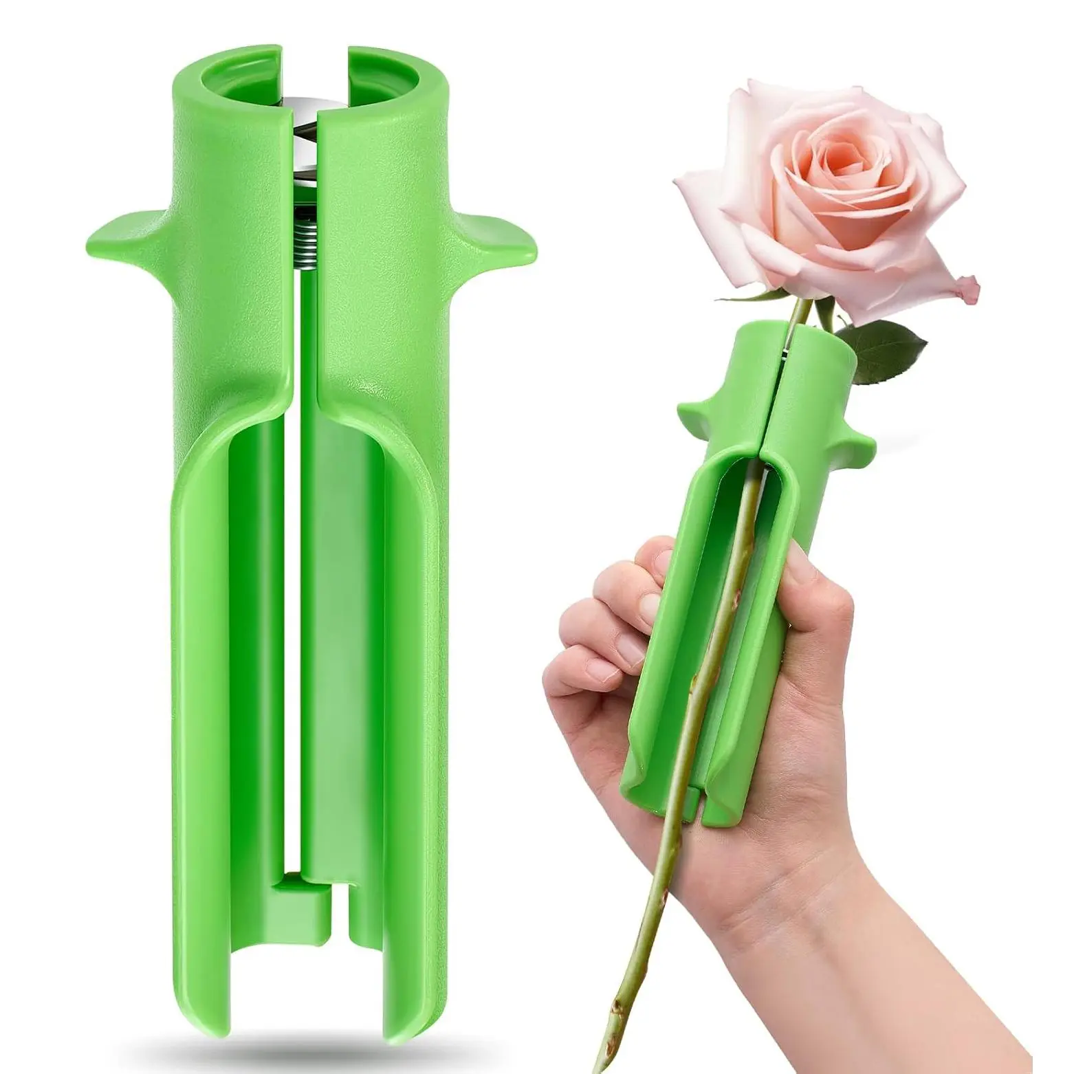 Rose Thorn Stripper Tool, Thorn Remover for Roses Leaf, Flower Cleaner Cutter, Gardening Floral Arrangements Tool
