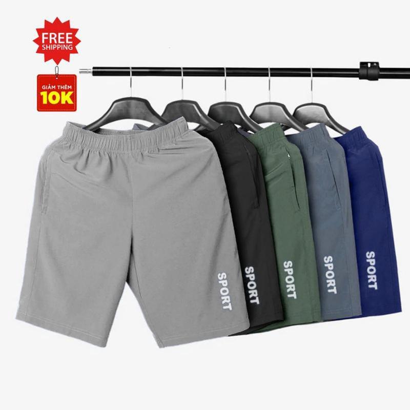 Giá Rẻ Combo 5 quần short nam thoáng mát thoải mái vận động có đủ size M-2XL