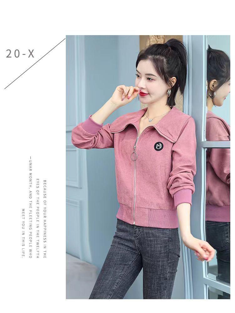 Product Introduction of Áo Khoác Ngắn Lót Lông Cừu / Không Lót Lông Cừu Cho Nữ, Áo Khoác Đồng Phục Bóng Chày Thường Ngày, Phong Cách Chanel Đa Năng Mới, Mùa Xuân Và Mùa Thu 28