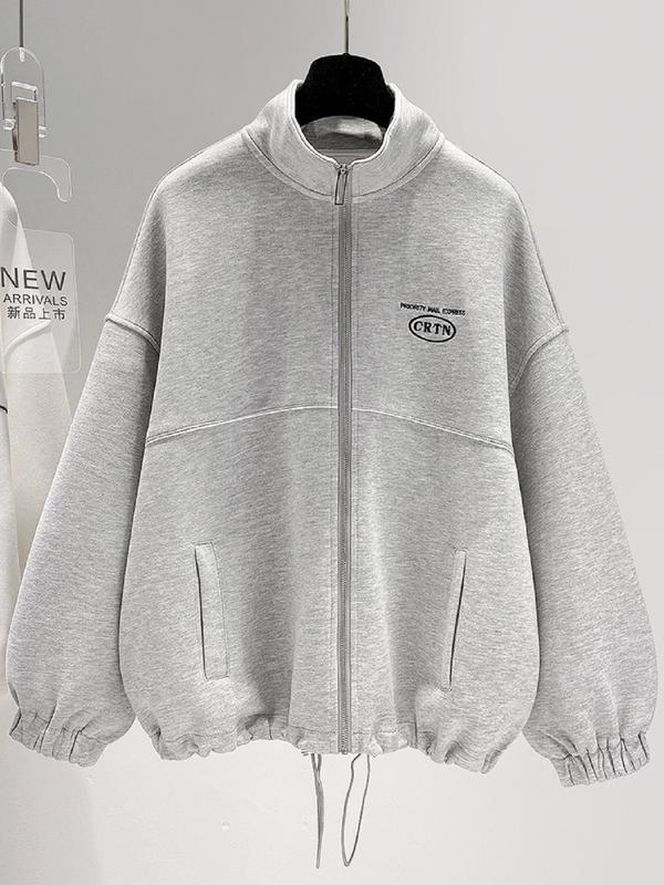 ÁO HOODIE ZIP HARVAR TAY BO CHUN CÁ TÍNH MS 03 Xám
