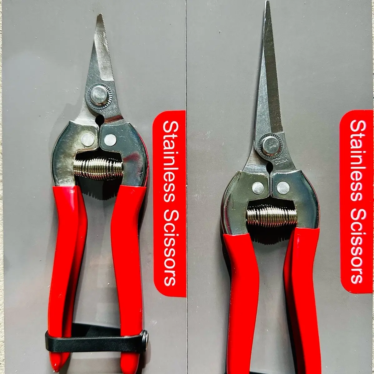 Combo 1 kéo tỉa dăm + 1 kìm cắt cành chất liệu thép không rỉ siêu bén lưỡi răng cưa cán thép bọc nhựa