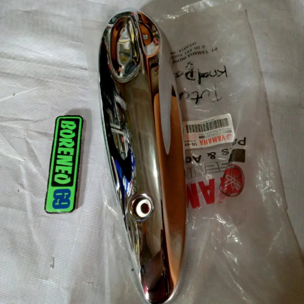 tameng knalpot mio sporty original yamaha