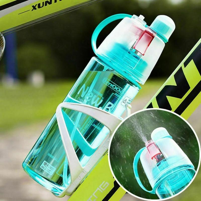 Botol Minum Spray - Botol Minum New B Sport Spray Water Bottle 600 ML Botol Semprot - zansen 5