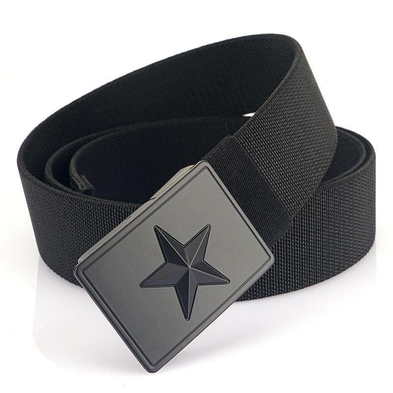 Thắt Lưng Vải khoá gập, Dây lưng khoá xoay 2 mặt cao cấp Nam giới