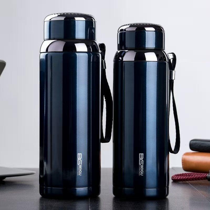  Bình Giữ Nhiệt Cao Cấp Inox SUS 316 Loại 1000ml Giữ Nóng Lạnh Lên Đến 10h. Quai Dù Chắc Chắn 
