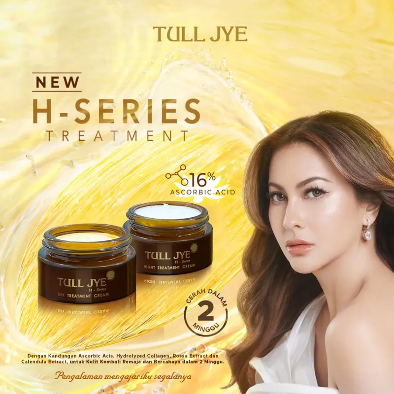 Tull Jye H Series Day Cream 20gram / Tull Jye H Series Night Cream 20gram Kulit Wajah Cerah dan Awet Muda Setiap Hari - For All Skin Type 0