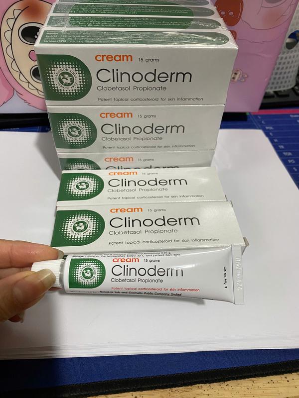 COMBO 05 TUÝP Kem Dưỡng Da Khô Vảy Nến Clinoderm Thái Lan