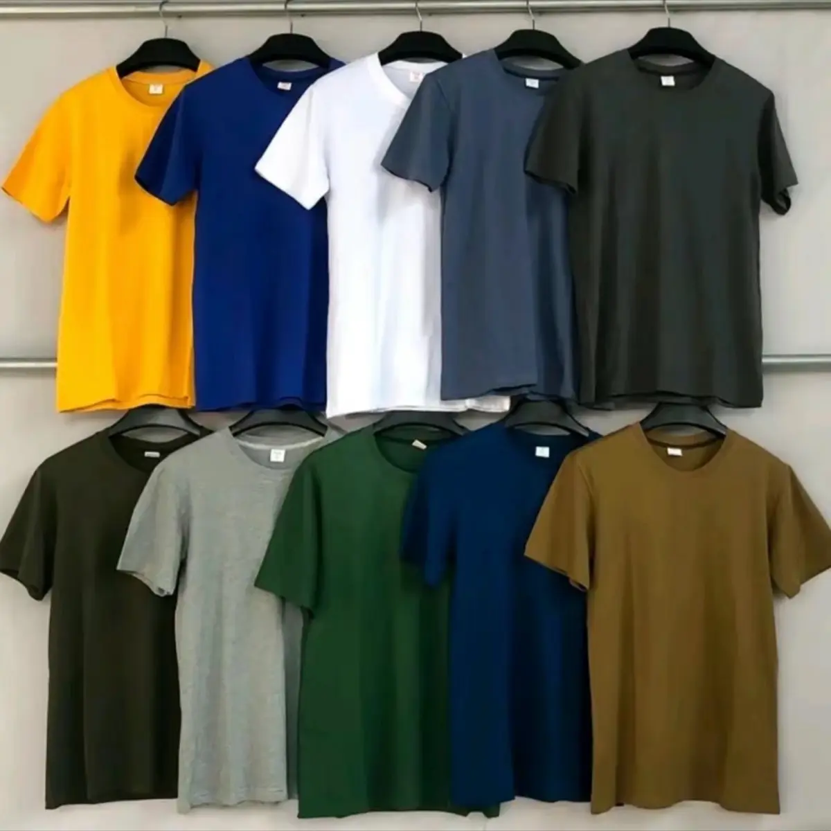 Combo 10 áo thun TRƠN ( giao màu ngẫu nhiên mỗi màu 1 cái)