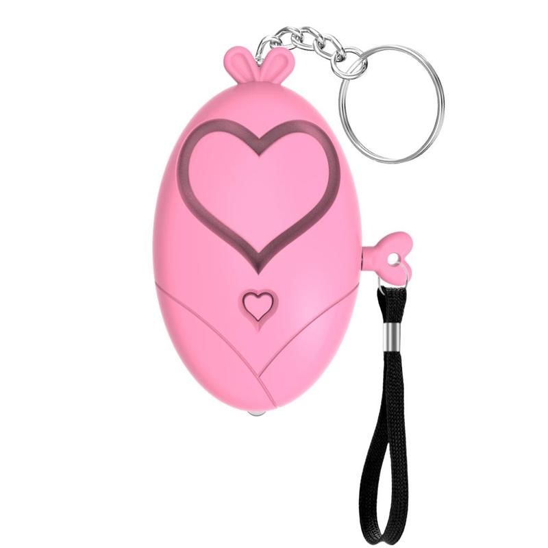 Product Introduction of Heart Shaped Keychain Security Alarm, Multipurpose Keychain Security Alarm with LED Light, Personal Safe Sound Emergency Safety Alarm for Women 13
