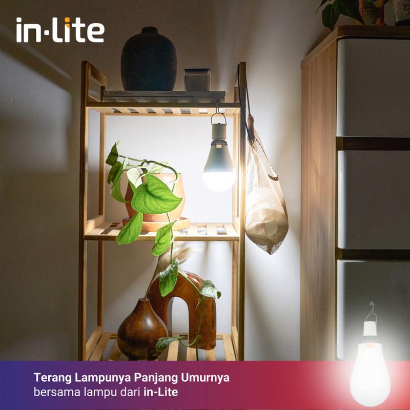 InLite LED Lampu Emergency + Hanger + Battery INBE007 13-18 watt 2