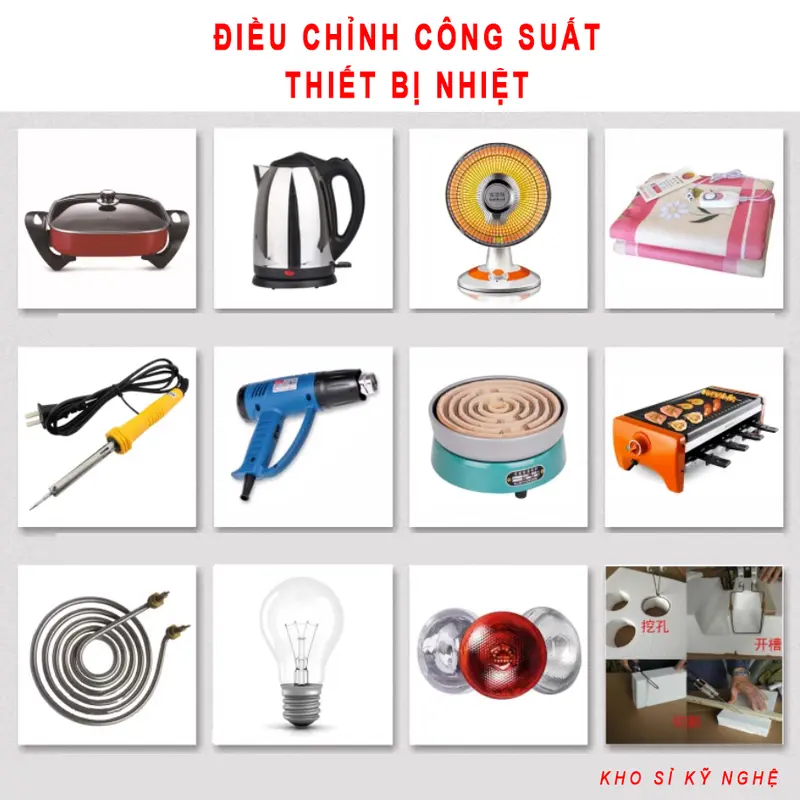 Bộ Điều Khiển Tốc Độ Động Cơ 220VAC WBT-4KW, Điều Chỉnh Điện Áp, Tốc Độ, Công Suất Động Cơ 4
