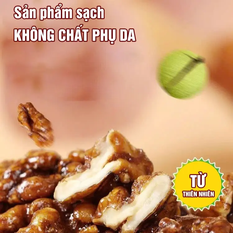 Hạt Óc Chó Mật Ong Không Đường Bổ Xung Dinh Dưỡng, Túi 500gram Snack Foods  Ăn Vặt 4