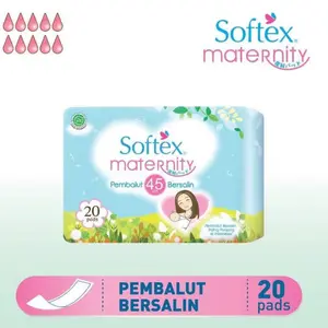 SOFTEX MATERNITY ISI 20 / 10 PANJANG 45CM | PEMBALUT IBU BERSALIN