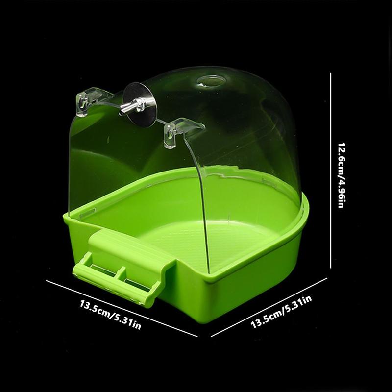 Product Introduction of Bird Shower Dedicated For Bathing Tiger Skin Parrot Bathing Box, Bathtub, Bird Bather, Octopus, M9B1 18